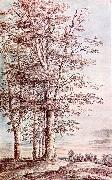 UDEN, Lucas van Landscape with Tall Trees dg china oil painting artist